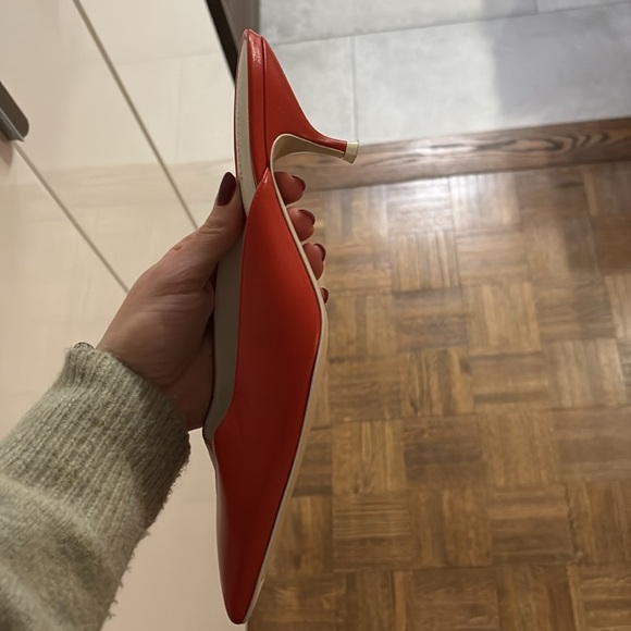 Orange bottega veneta kitten heels - Picture 9 of 11